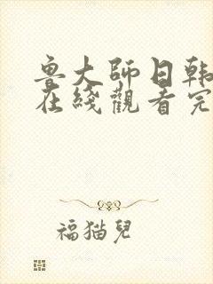 鲁大师日韩电影在线观看完整版高清