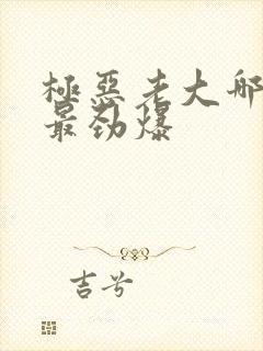 极恶老大哪一集最劲爆封面