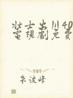 壮士出川40集电视剧免费播放