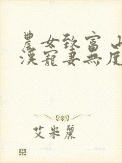 农女致富 山里汉宠妻无度txt