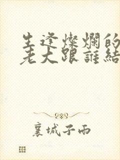 生逢灿烂的日子老大跟谁结婚了