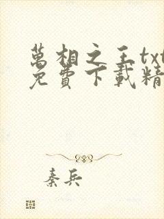 万相之王txt免费下载精校版封面