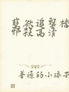 孽欲追击档案之邪杀高清