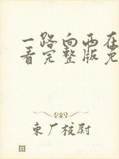 一路向西在线观看完整版免费国语电影