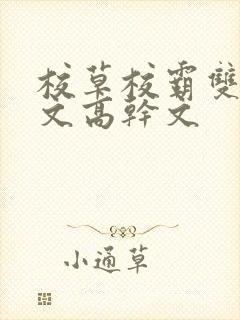 校草校霸双男主文高干文