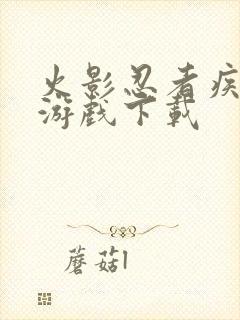 火影忍者疾风传游戏下载