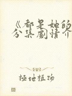 《都是她的错》分集剧情介绍