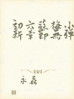 初六苏梅小说最新章节无弹窗免费阅读