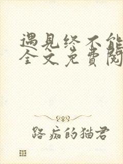 遇见终不能幸免全文免费阅读