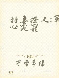 甜妻撩人:军少心尖宠