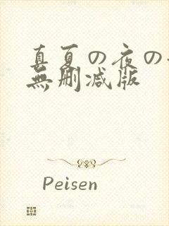 真夏の夜の淫梦无删减版