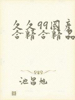 久久99国产综合精合精品