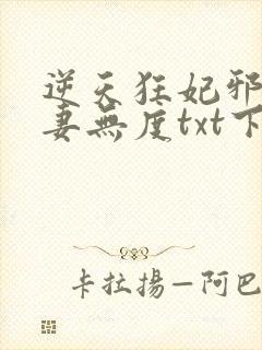 逆天狂妃邪王宠妻无度txt下载