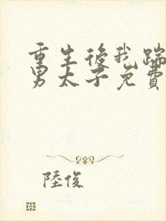 重生后我踹了渣男太子免费阅读