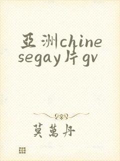 亚洲chinesegay片gv