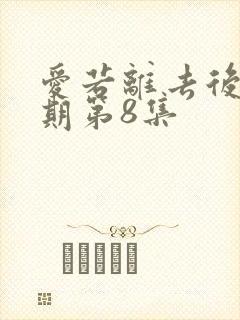 爱若离去后会无期第8集