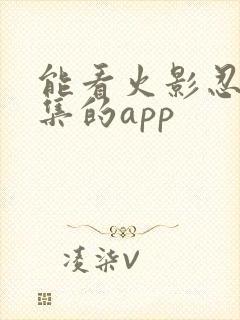 能看火影忍者全集的app