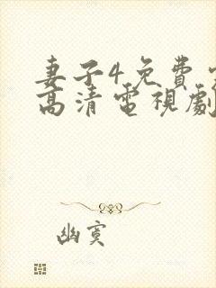 妻子4免费完整高清电视剧看