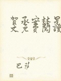 贺承安林星洛全文免费阅读