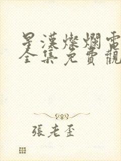 星汉灿烂电视剧全集免费观看高清封面