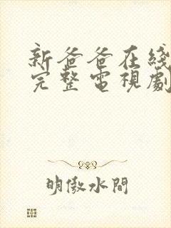 新爸爸在线观看完整电视剧免费