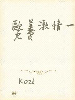 欧美激情一级片免费