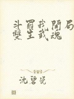 斗罗我开局觉醒双生武魂