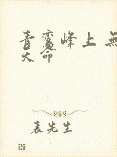 青鸾峰上 无敌天命