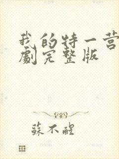 我的特一营电视剧完整版