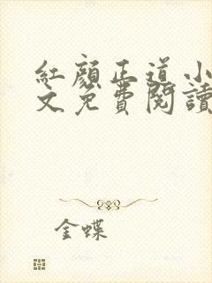 红颜正道小说全文免费阅读最新章节封面