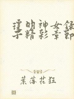 琼明神女录裴仙子精彩章节