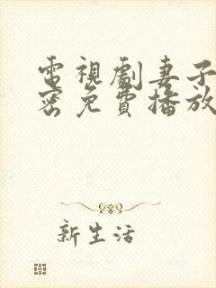 电视剧妻子的秘密免费播放