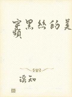 穿黑丝的美女视频