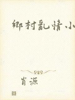 乡村乱情小说
