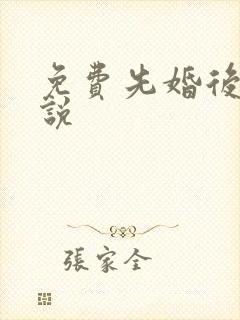 免费先婚后爱小说