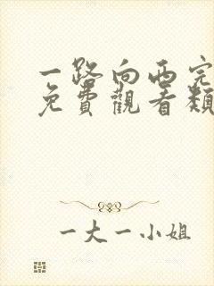 一路向西完整版免费观看类型电影