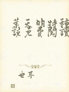 叶天明特种兵小说免费阅读