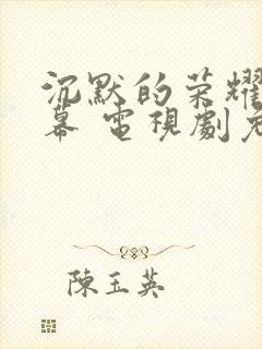 沉默的荣耀带字幕 电视剧免费观看封面