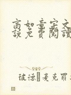 商如意宇文晔小说免费阅读封面