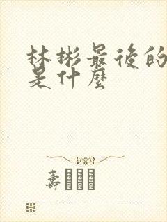 林彬最后的结局是什么