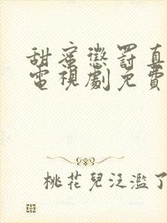 甜蜜惩罚真人版电视剧免费观看高清