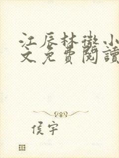 江辰林微小说全文免费阅读最新章节