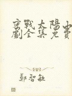 密战太阳山电视剧全集免费