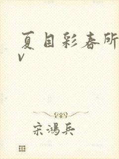 夏目彩春所有av