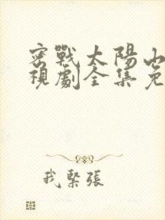 密战太阳山1电视剧全集免费观看