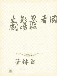 火影忍者国语版剧场版封面