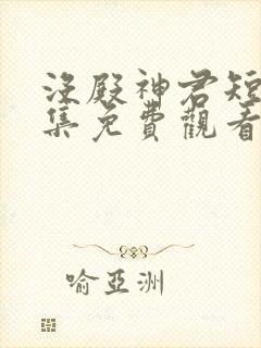 没殿神君短剧全集免费观看