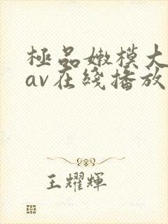 极品嫩模大尺度av在线播放