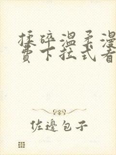 揉碎温柔漫画免费下拉式看漫画最新章节