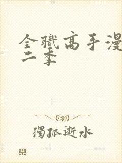 全职高手漫画第二季